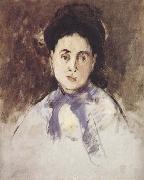 Edouard Manet Tete de femme (mk40) oil painting